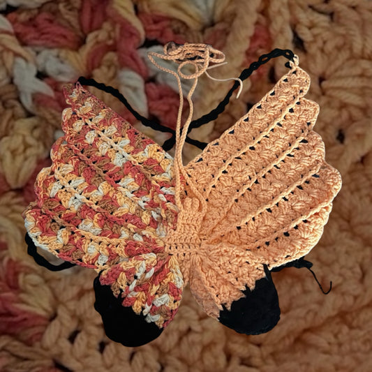 Butterfly Backless Top